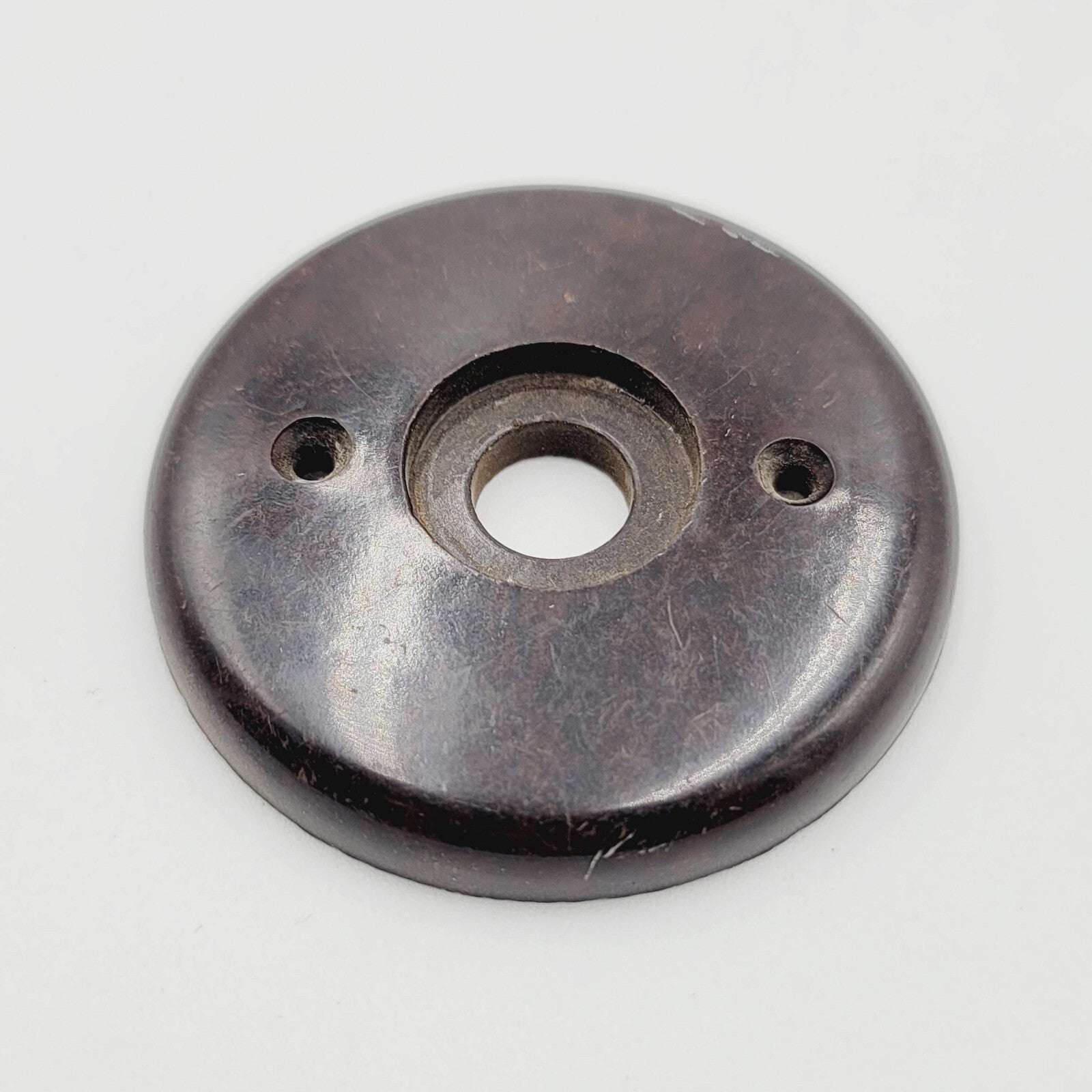 Vintage Bakelite Everite Doorknob Rosette Escutcheon Salvage Door Hardware 2.5"