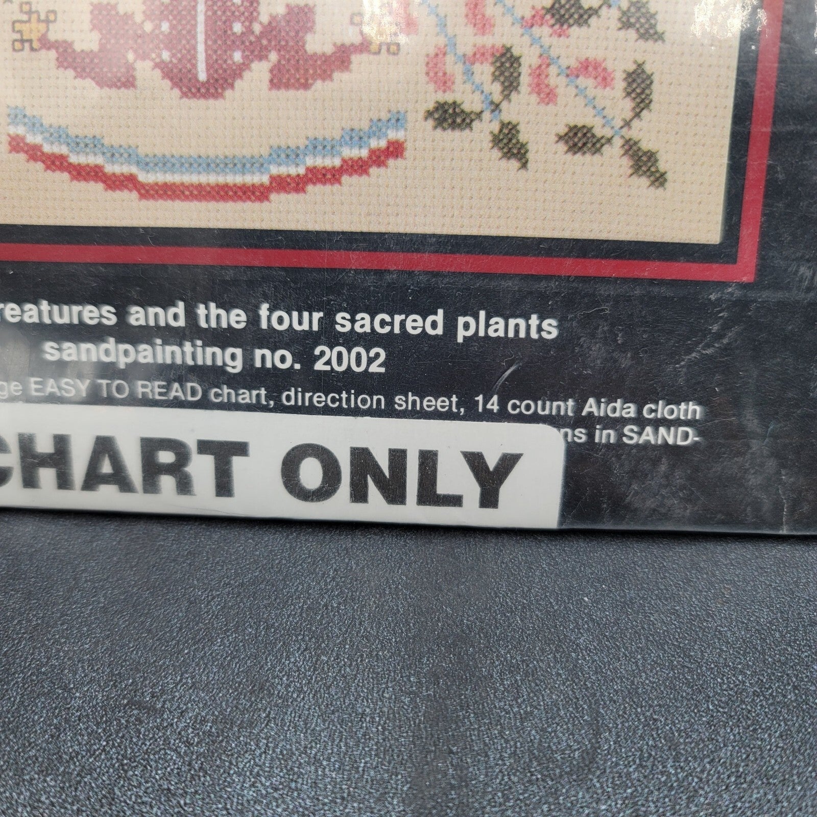 Canyon crafts Cross Stitch Kit Water Creatures Four Sacred Plants Sandpainting