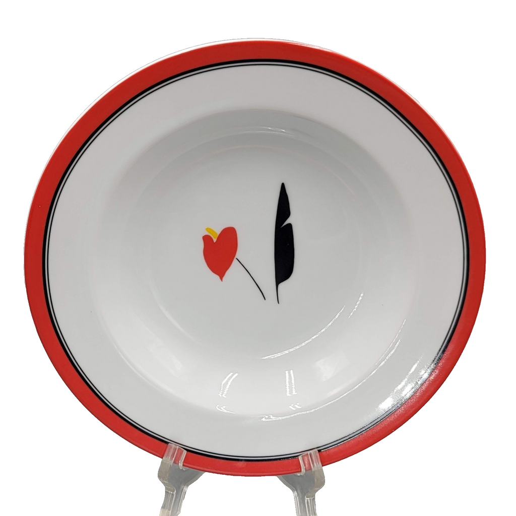Studio Nova Terrace Twist Red Set of 6 Soup Bowls 9”