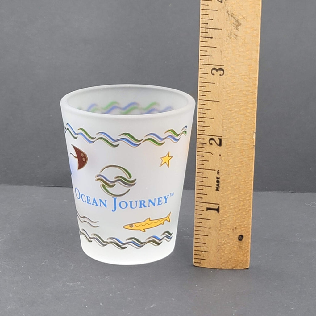 Ocean Journey Shot glass Souvenir Denver Colorado