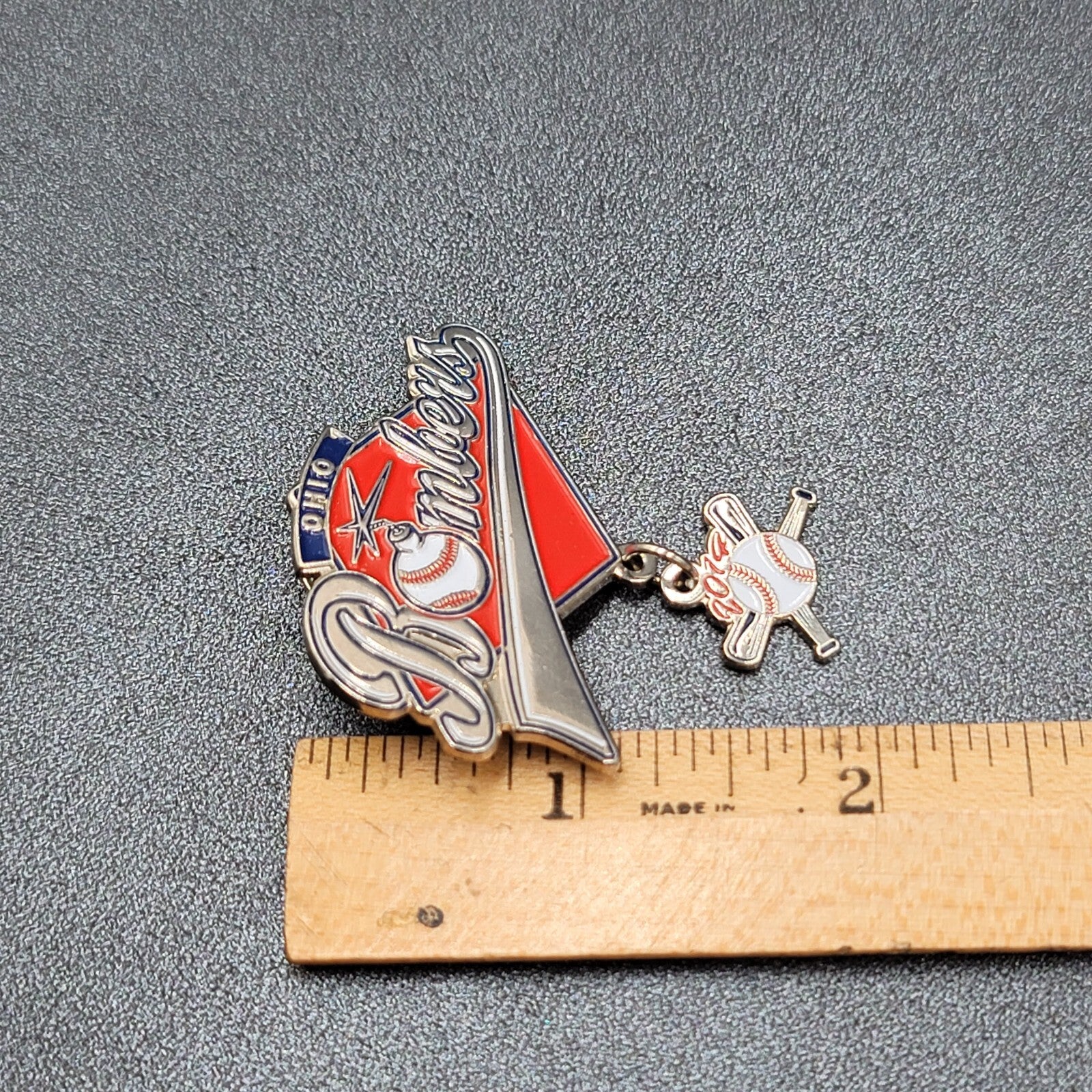 Ohio Bombers Baseball Enamel Lapel Pin 2014