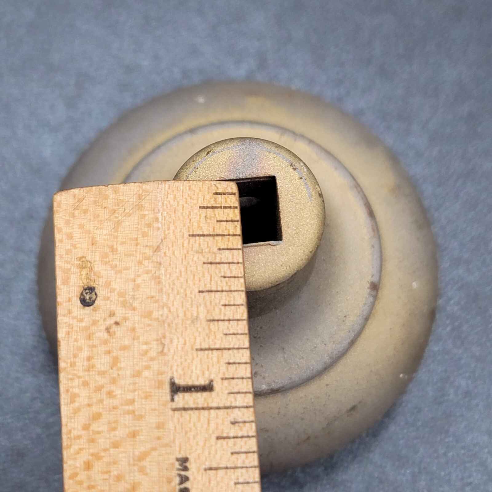 Vintage SINGLE Ornate Doorknob Salvage Door Hardware Steel 60