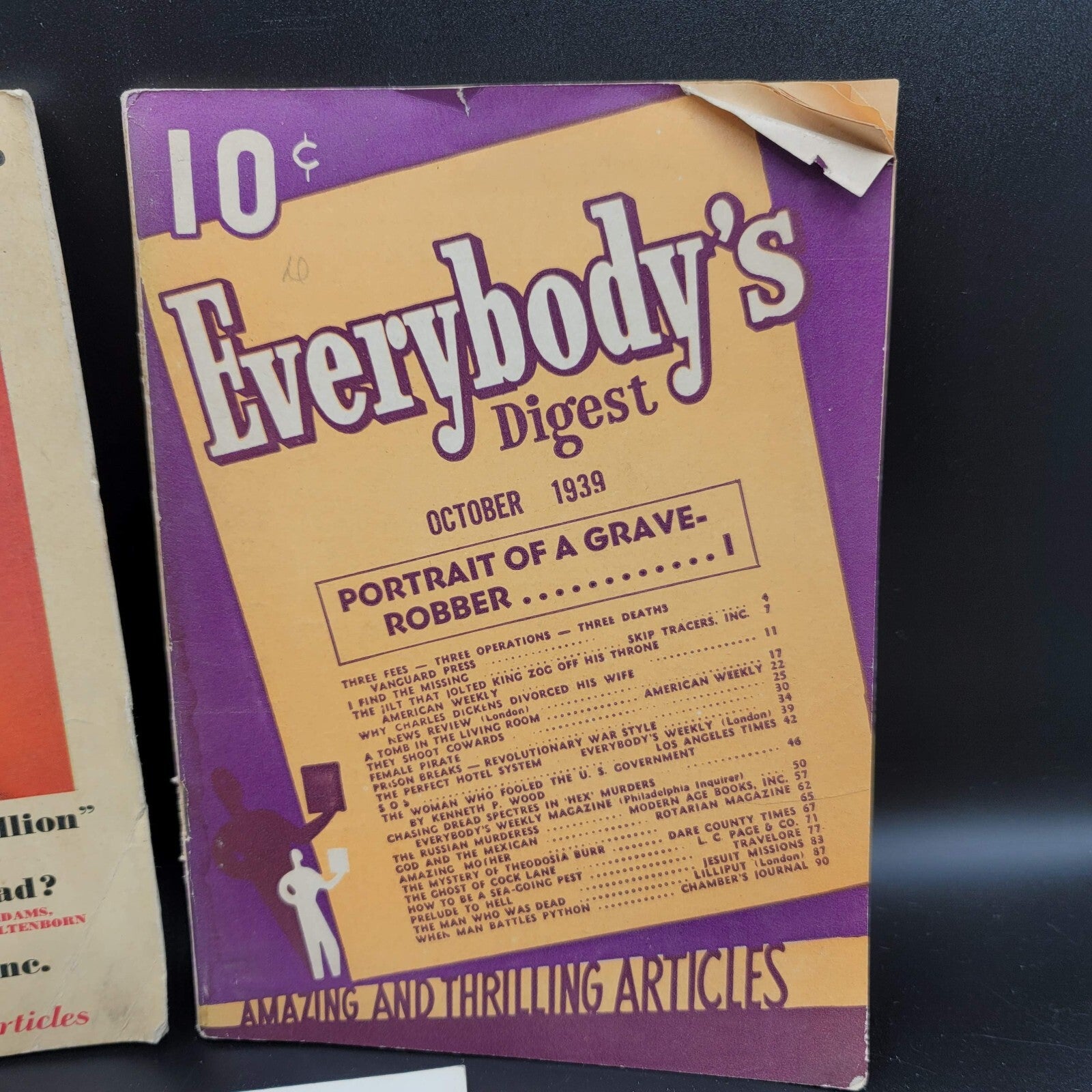 Vintage Magazines Breneman 1943 The Commentator July 1937 Everybodys Digest 1939