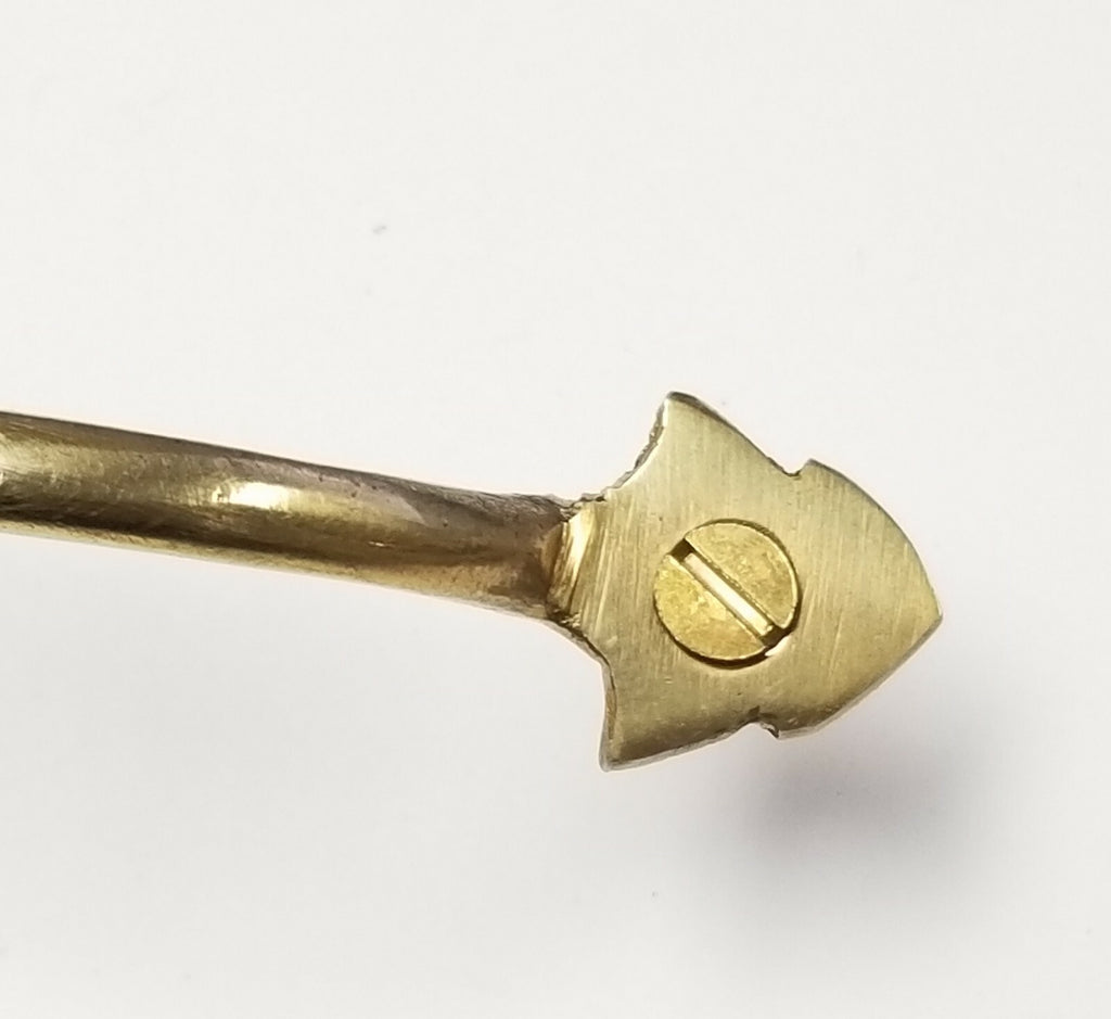 Vintage Solid Brass Drawer Cabinet Bar Pull SINGLE ONLY NOS 2 1/2"
