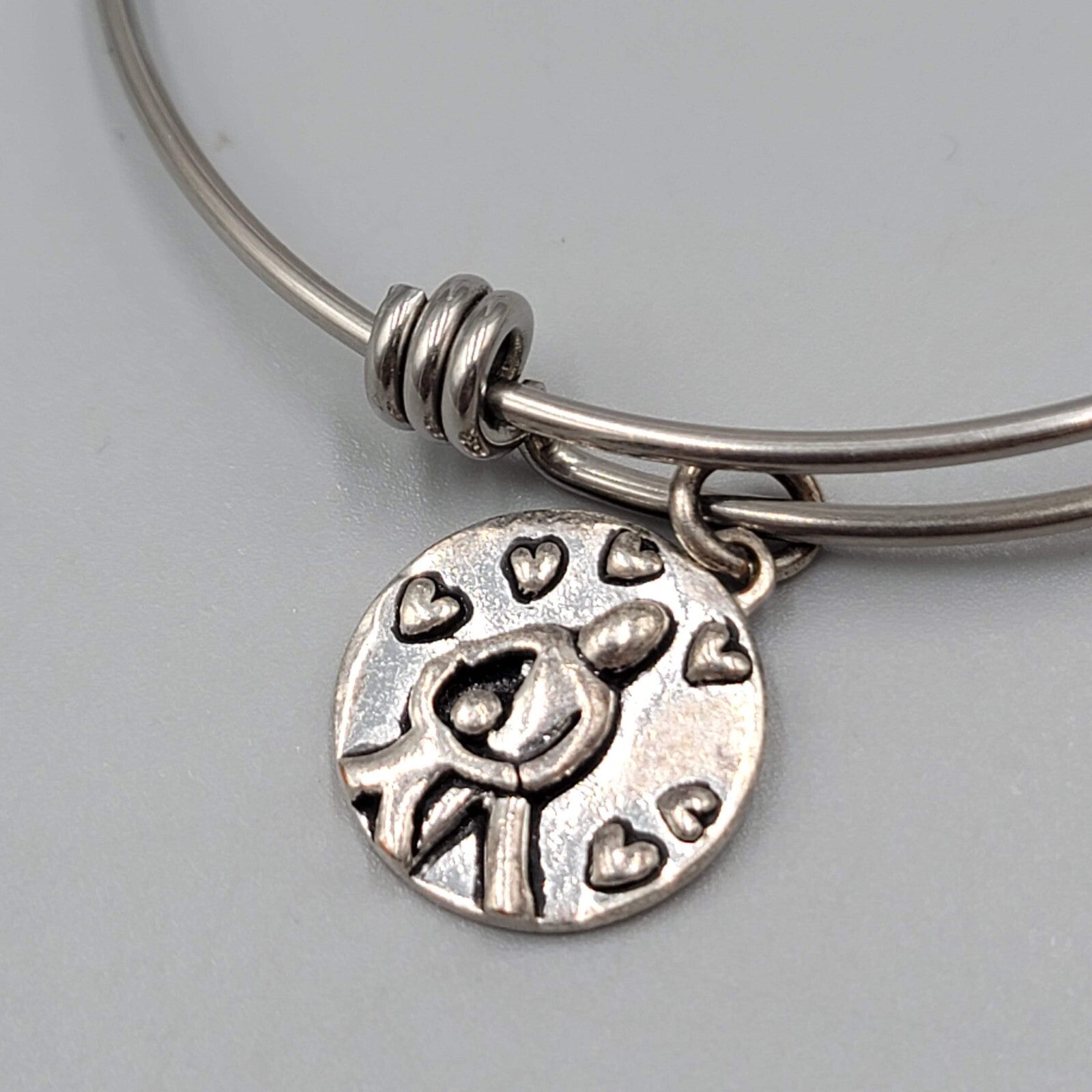Love This Life Charm Bracelet Silver tone Compass Mother
