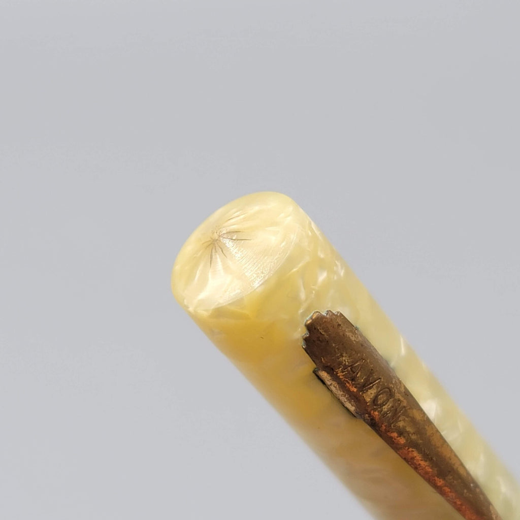 Vintage Celluloid Fountain Pen Avon American Flag