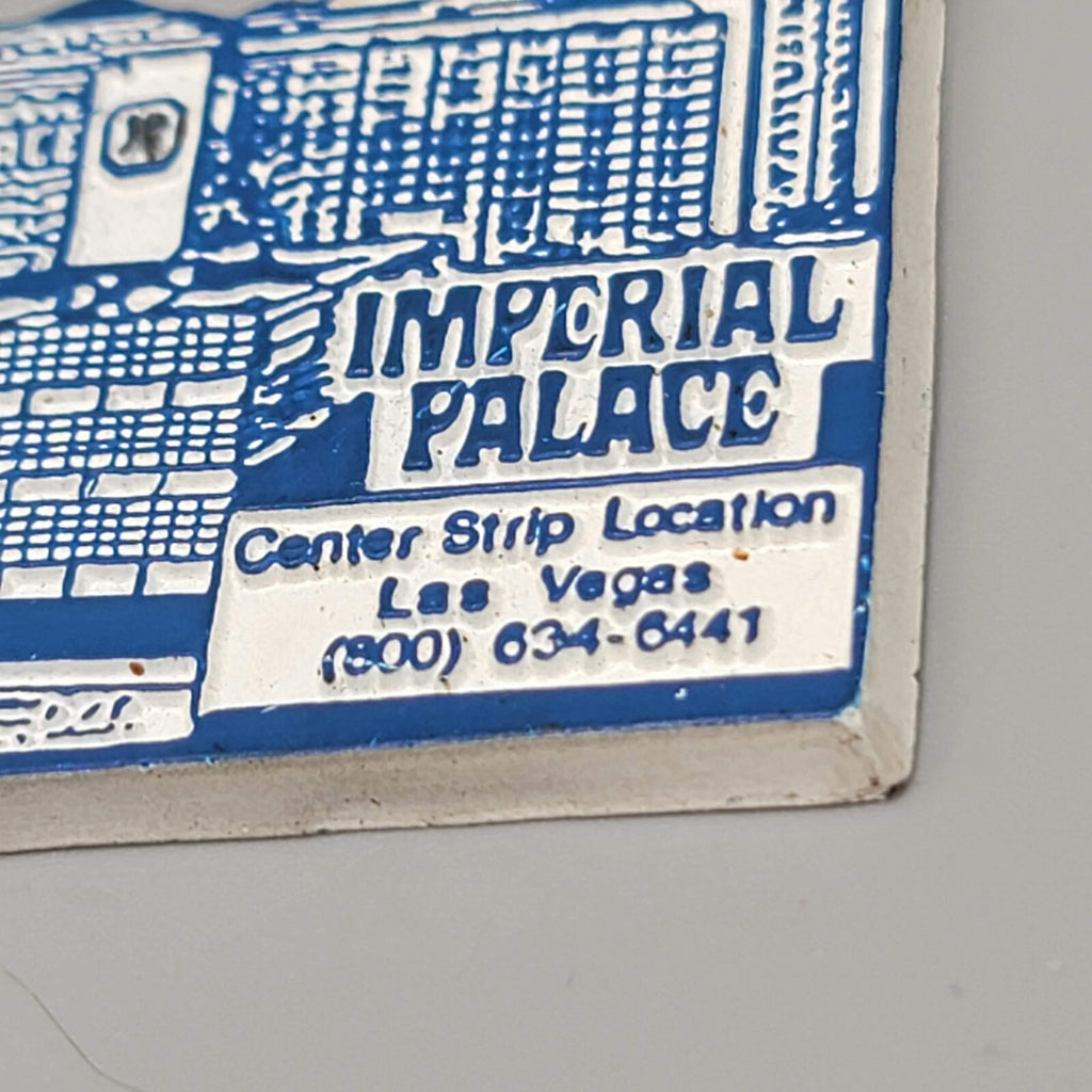 Vintage Imperial Palace Las Vegas Rubber Magnet Souvenir