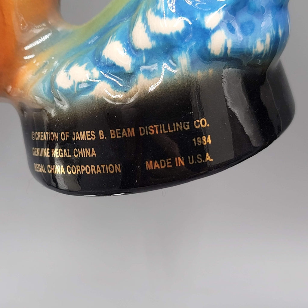 Jim Beam Small Fox 14th Convention Hollywood Fl. 1984 Paperweight Fox Surfing