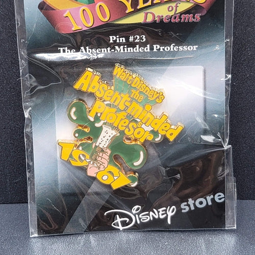 Disney 100 Years of Dreams #23 The Absent Minded Professor Pin New