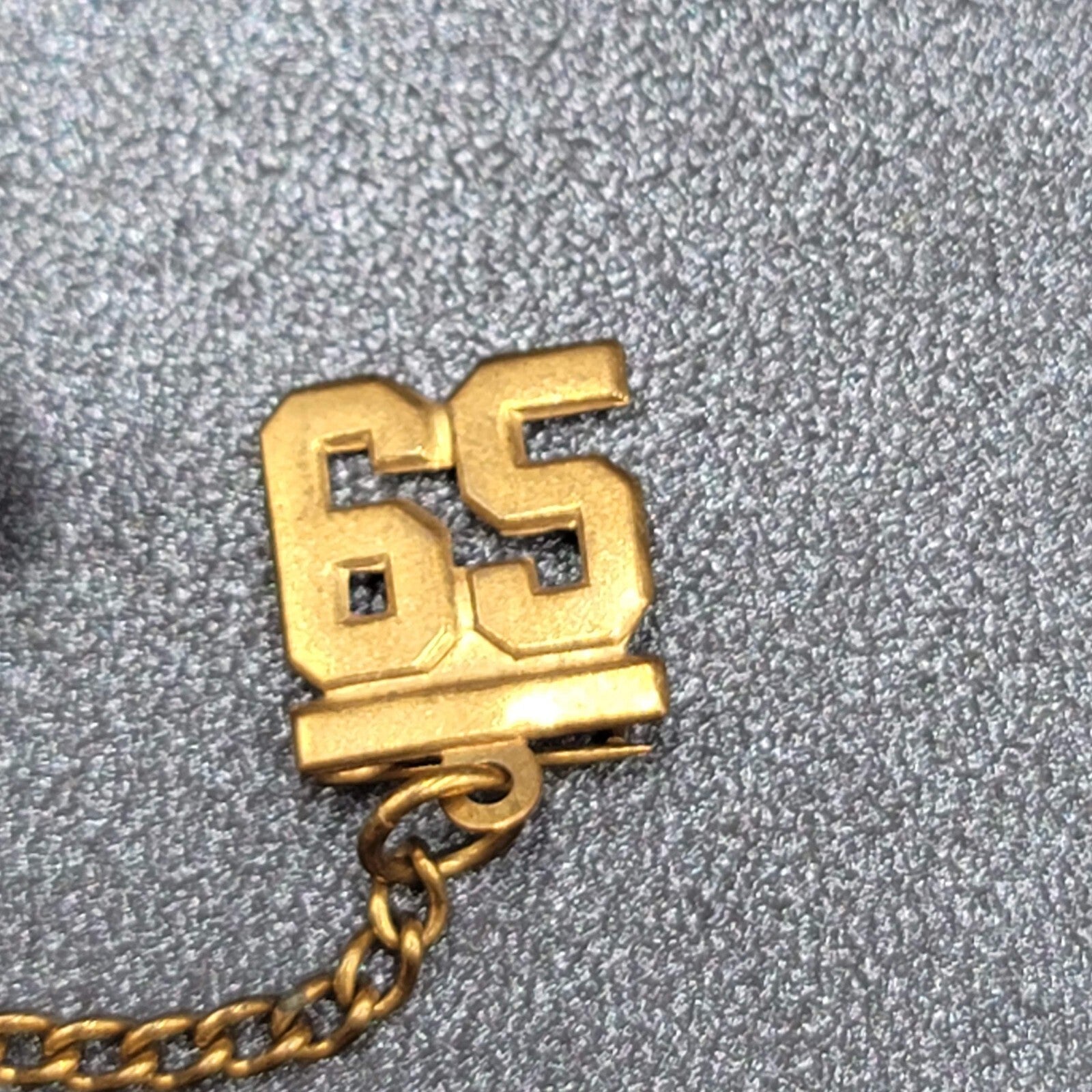 Vintage Gold tone Metal Washington DC 1965 Tie Lapel Pin