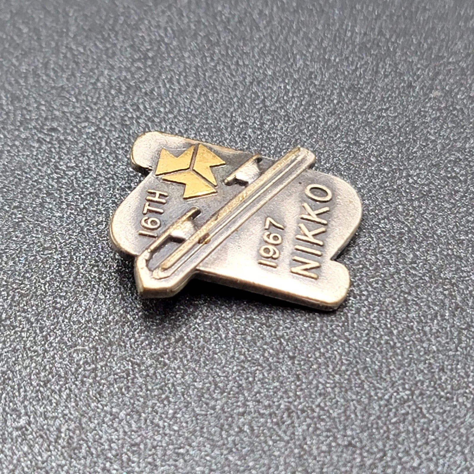 Vintage Japan 16th Nikko Festival 1967 Pewter Pin