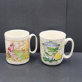 Villeroy Boch Le Ballon and Little Cat Childs Mugs Lot of 2