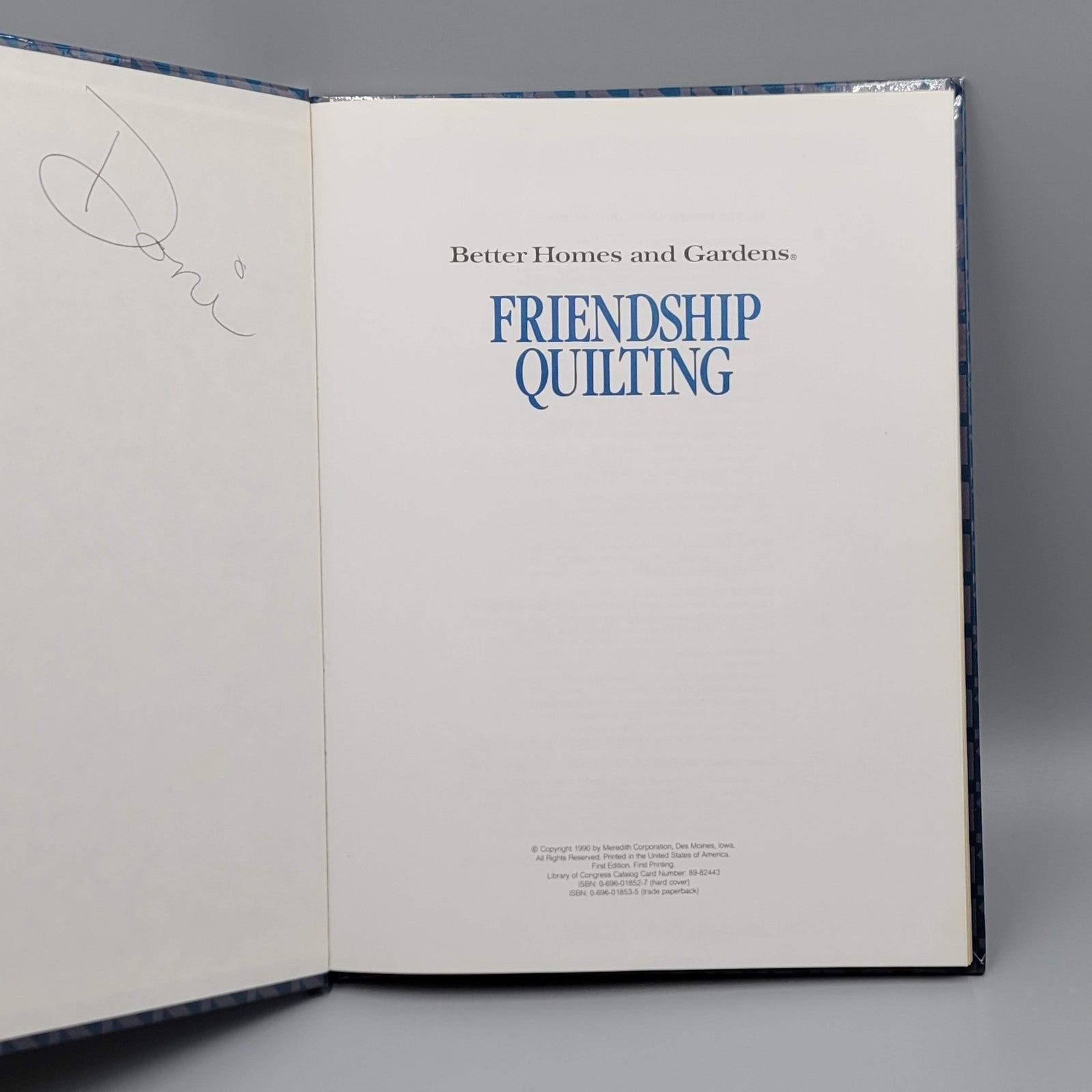 Vintage Better Homes and Gardens Friendship Quilting Hardcover 1990 Quilt Patter