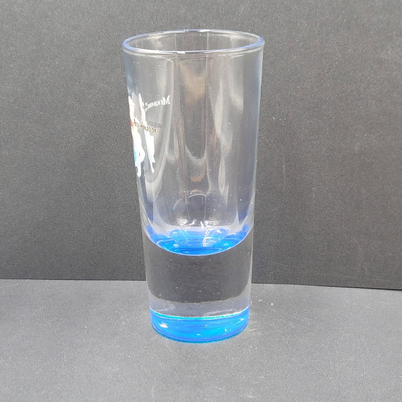 Mermaids of the Aquarium SHOT GLASS Extra Large Tall Shooter 5.25 in