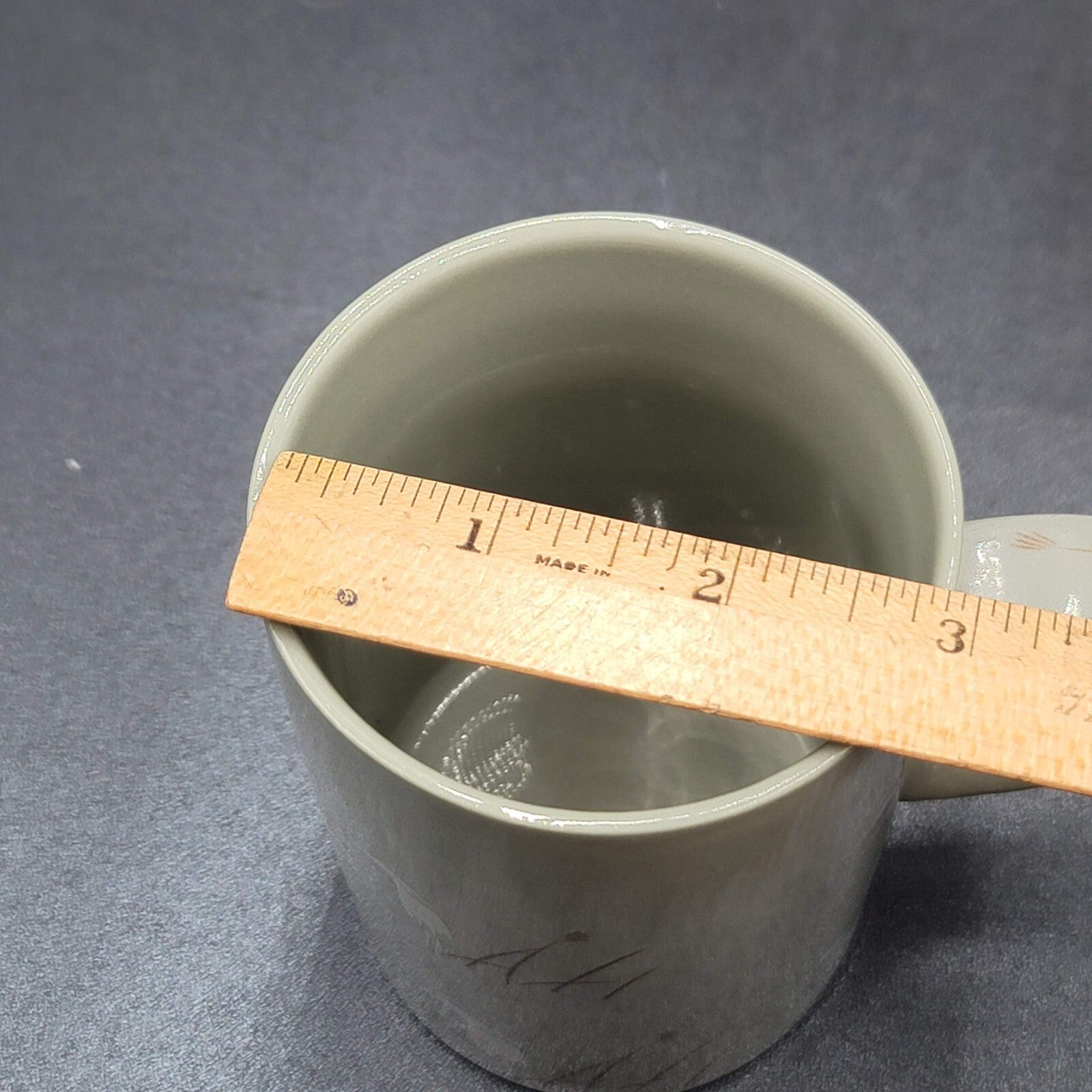 Vintage Coffee Mug Tea Cup Heron Mug Signed