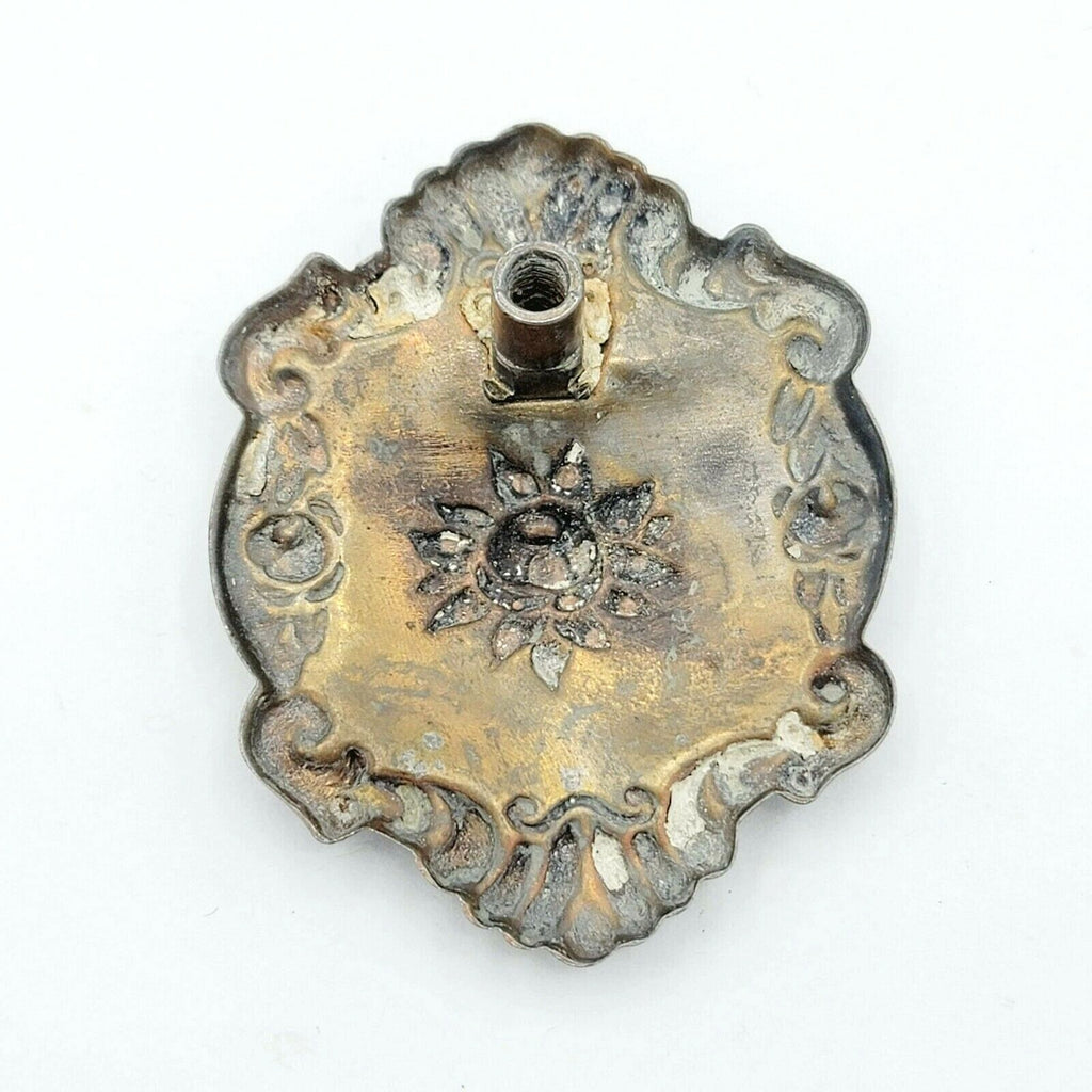 Vintage Steel Drawer Pull Handle Salvage Hardware SINGLE ONLY 2 1/2" x 2". 0014