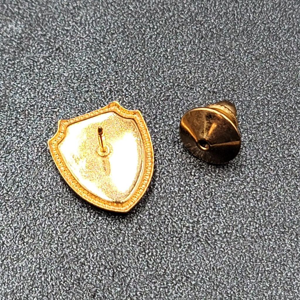 Vintage Celebration Cruise Lines Lapel Pin Gold tone Shield 3/4"