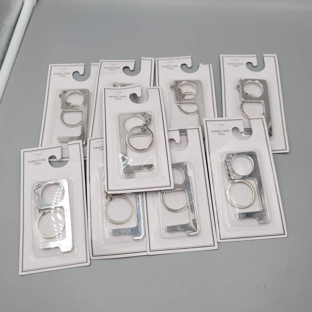 Hands Free Tool Open doors Ergonomic design Attached key chain Lot of 9