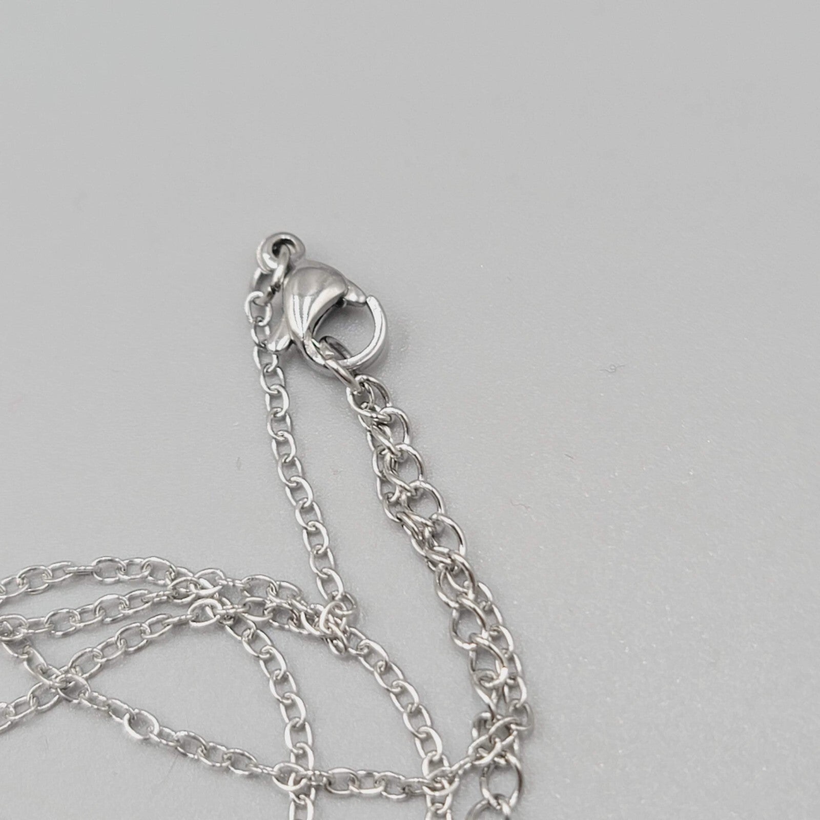 Amazing Grace Cross Pendant Necklace Silver tone New Chain 18"+
