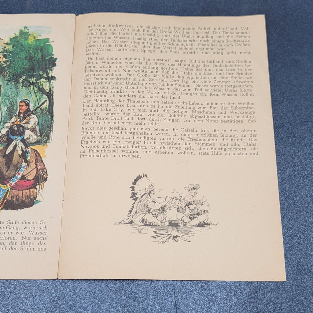 The Treasure Of Silver Lake by Karl May in Germany Condensed 6 pages Illustrated