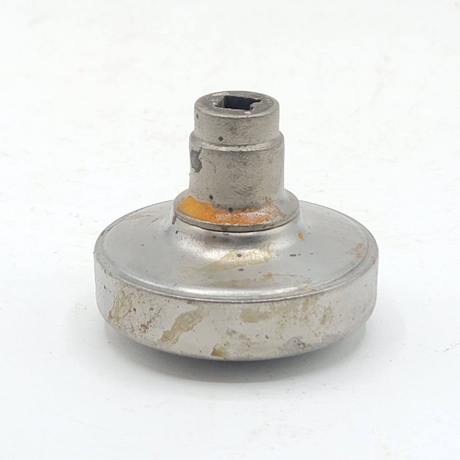 Single Vintage Art Deco Steel Door Knob Reclaimed Salvage 2.25"