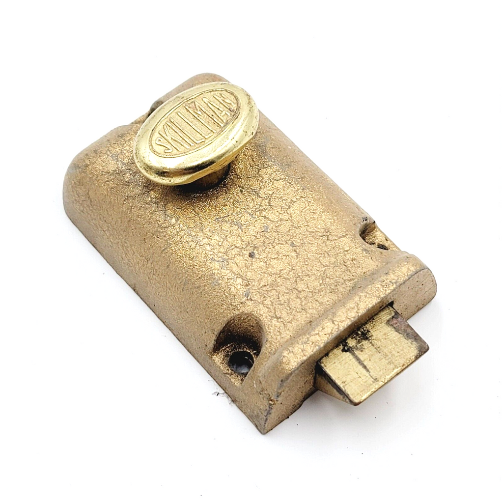 Vintage SKILLMAN Surface Rim Night Latch No Keeper Reclaimed Salvage