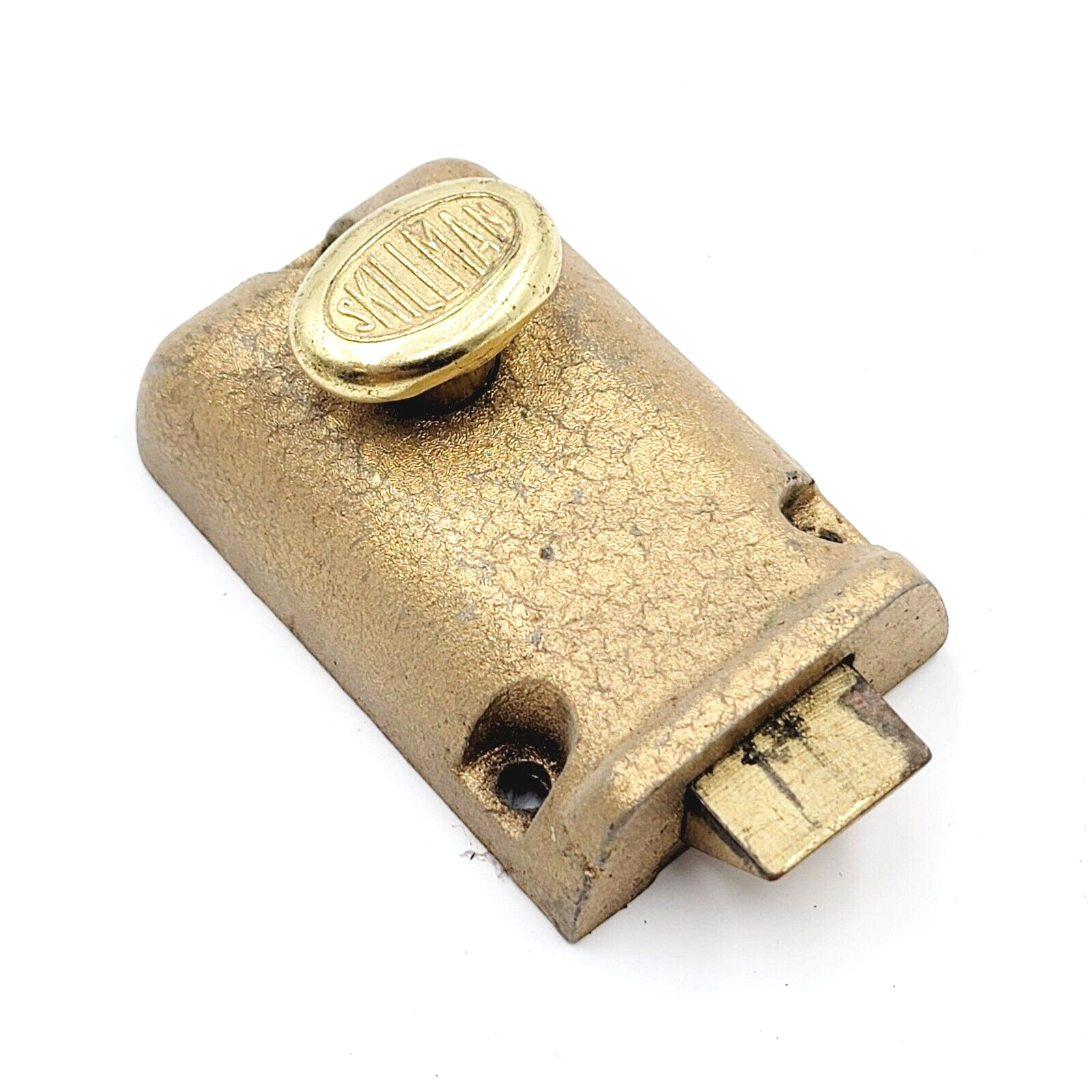 Vintage SKILLMAN Surface Rim Night Latch No Keeper Reclaimed Salvage