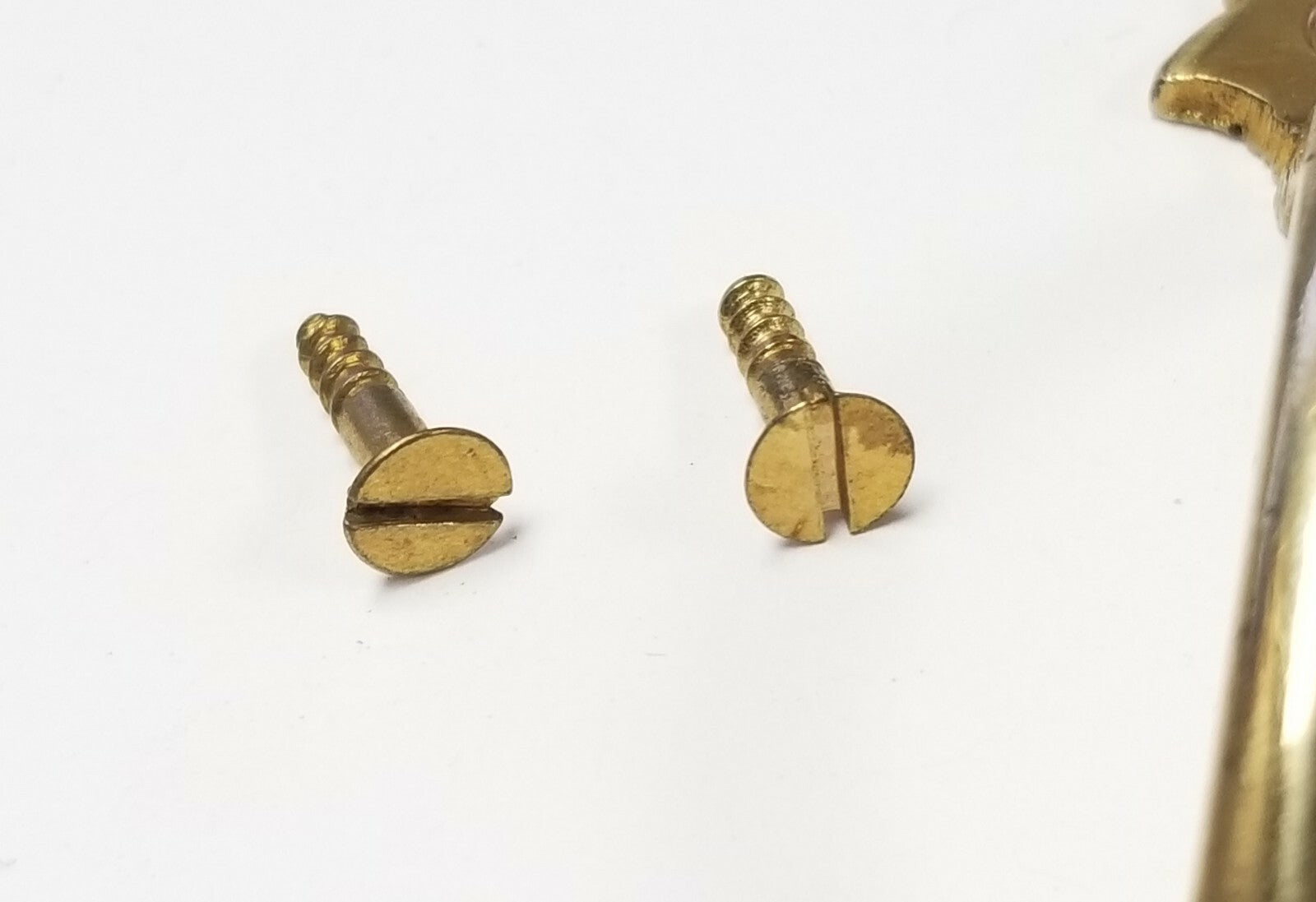 Vintage Solid Brass Drawer Cabinet Bar Pull SINGLE ONLY NOS 2 1/2"
