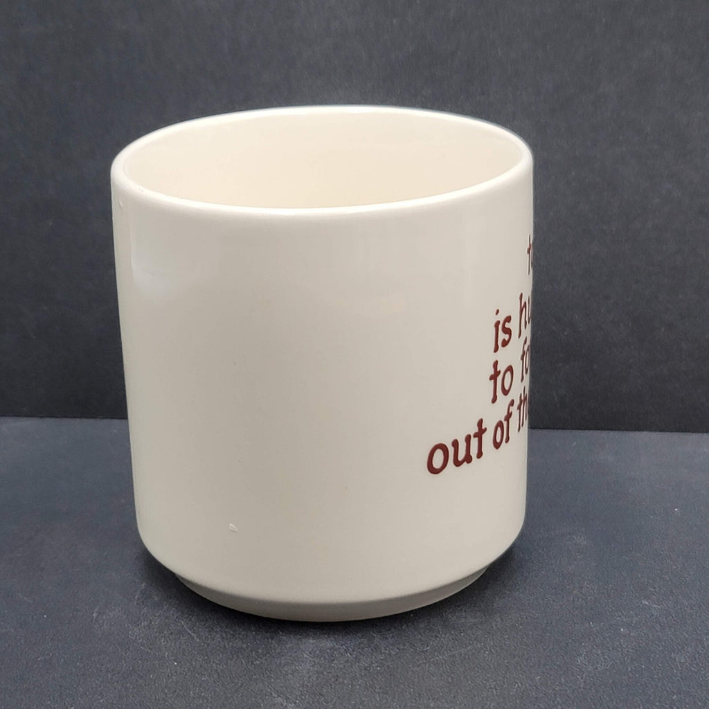 Coffee Mug Cup to err is human to forgive is out of the question Funny Humerous