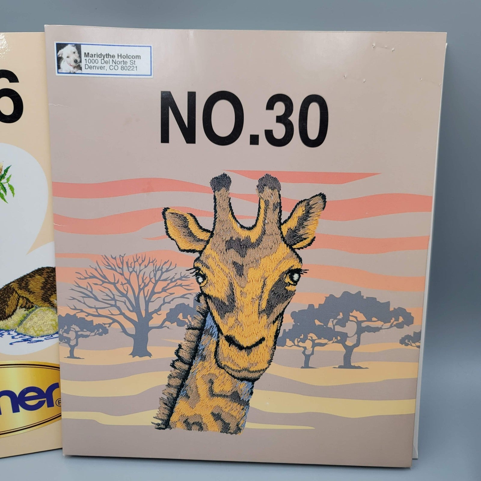 Vintage No 30 and No 46 Embroidery Brother  Lot of 2