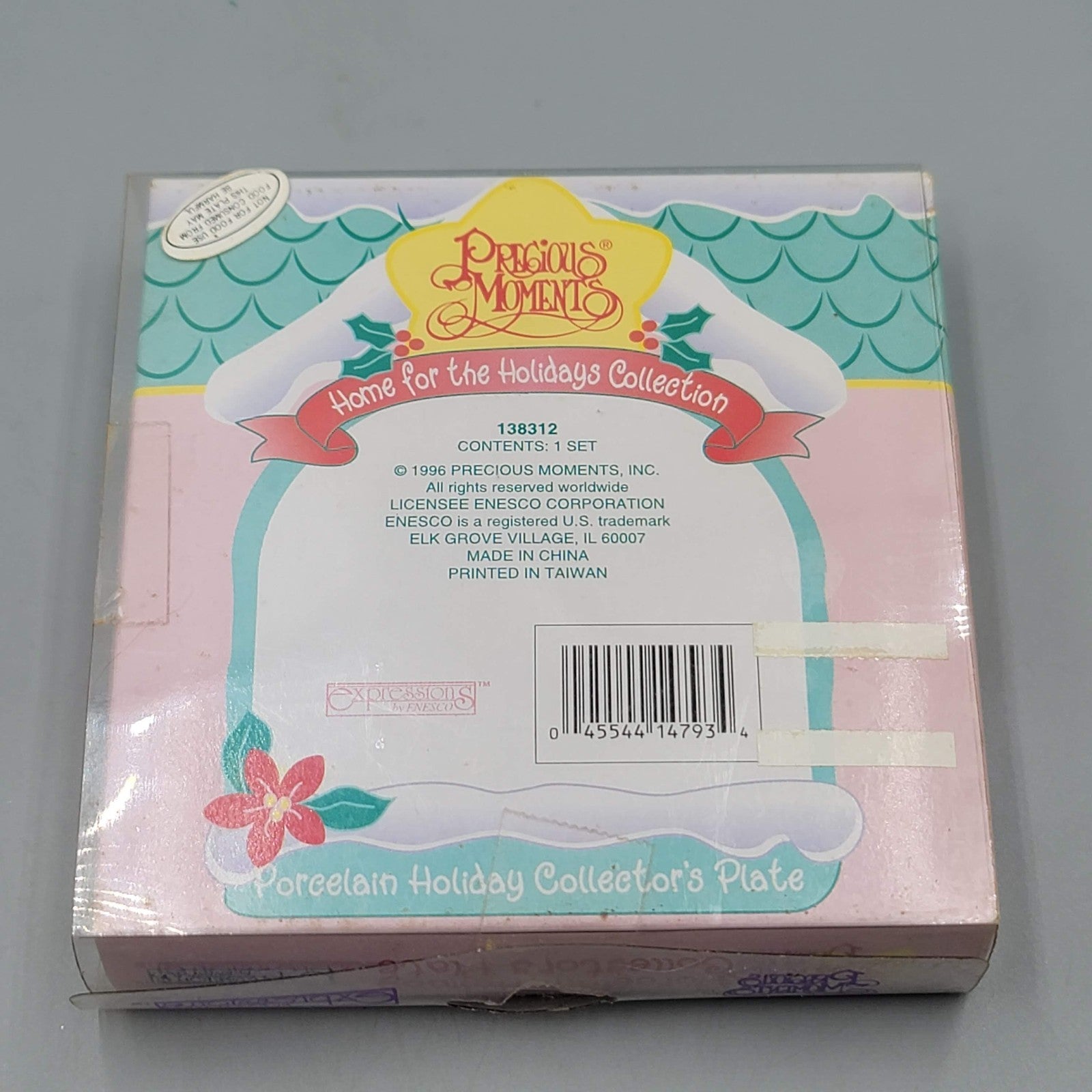 1992 precious  Moments "Mom You're A Wish Come True" 4" Decorative Plate & Stand