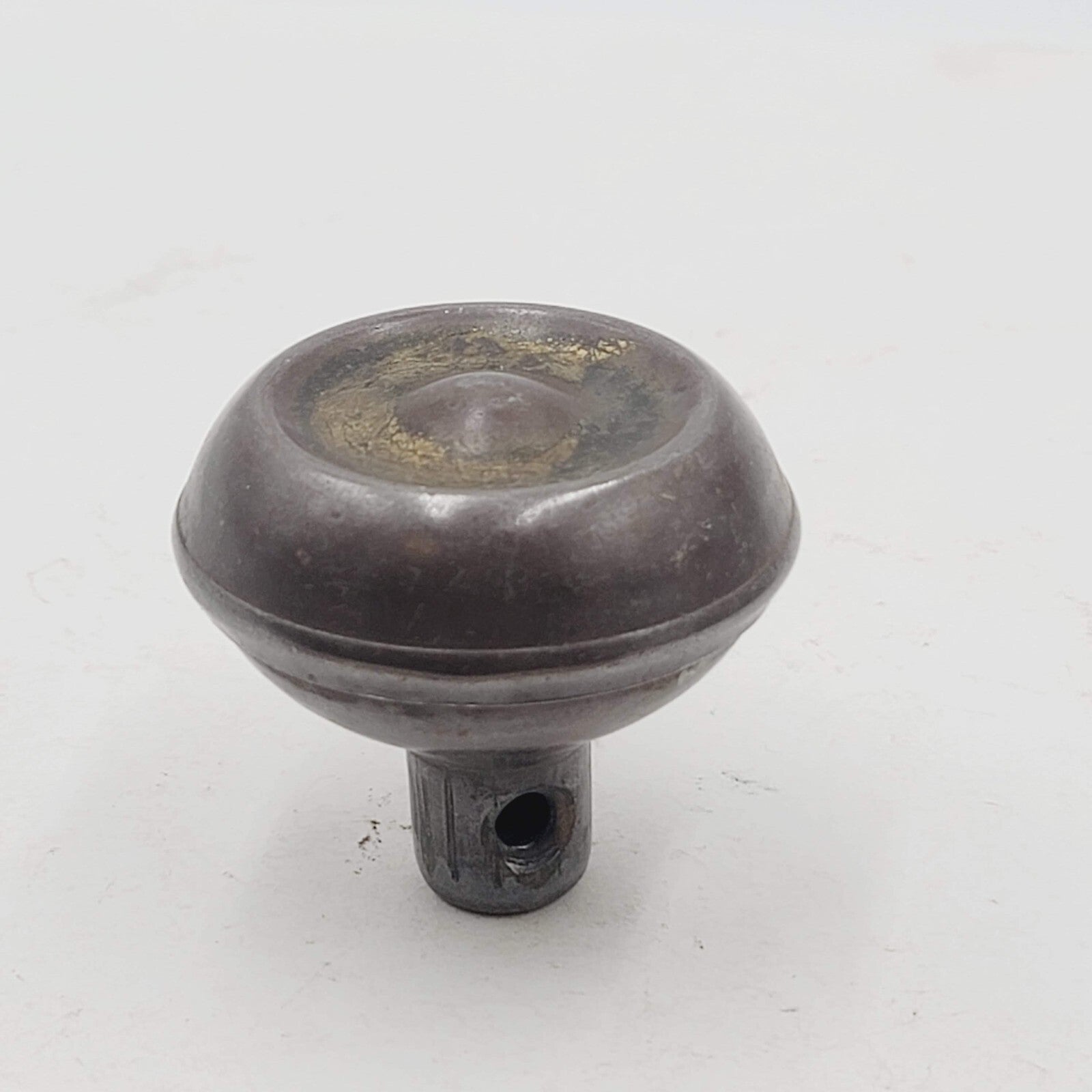 Vintage SINGLE Steel Doorknob Salvage Door Hardware 2.25" (204dk)