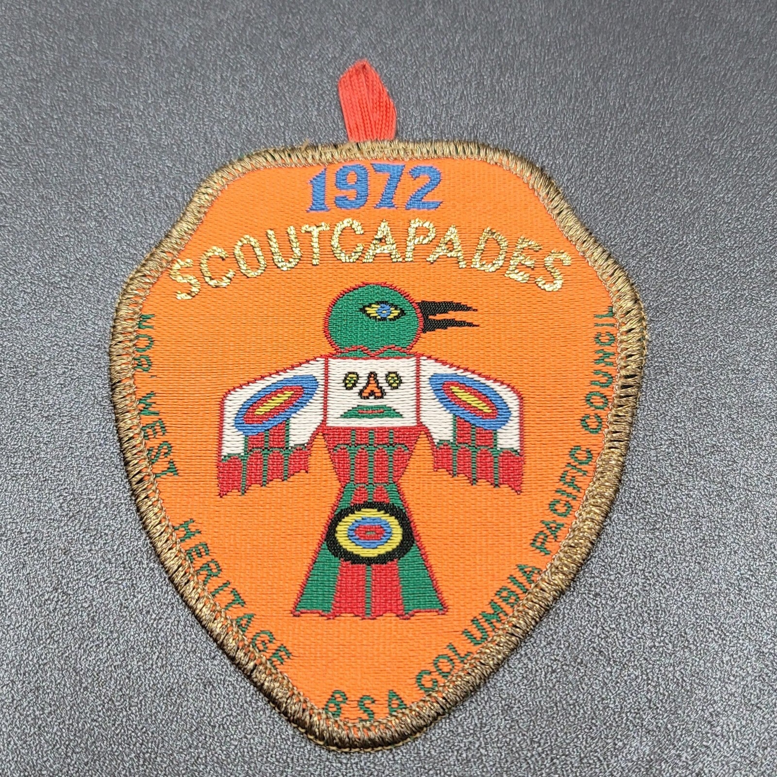 Vintage 1972 Columbia Pacific Council Scoutcapades Boy Scout BSA Camp Patch 3.5"