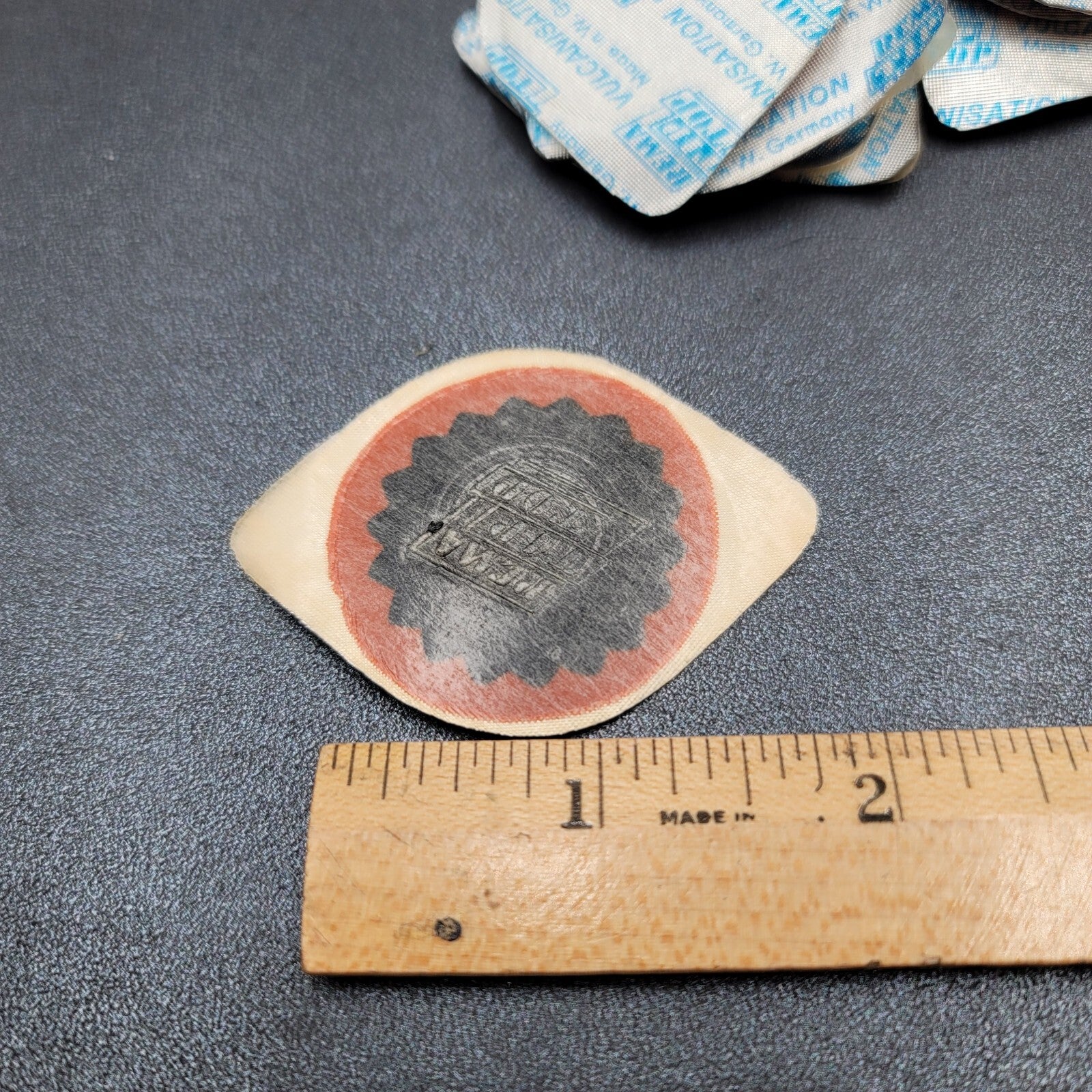 Vintage REMA TIP TOP Round Red Edge Tube Patch 1 3/8"  Box of 13
