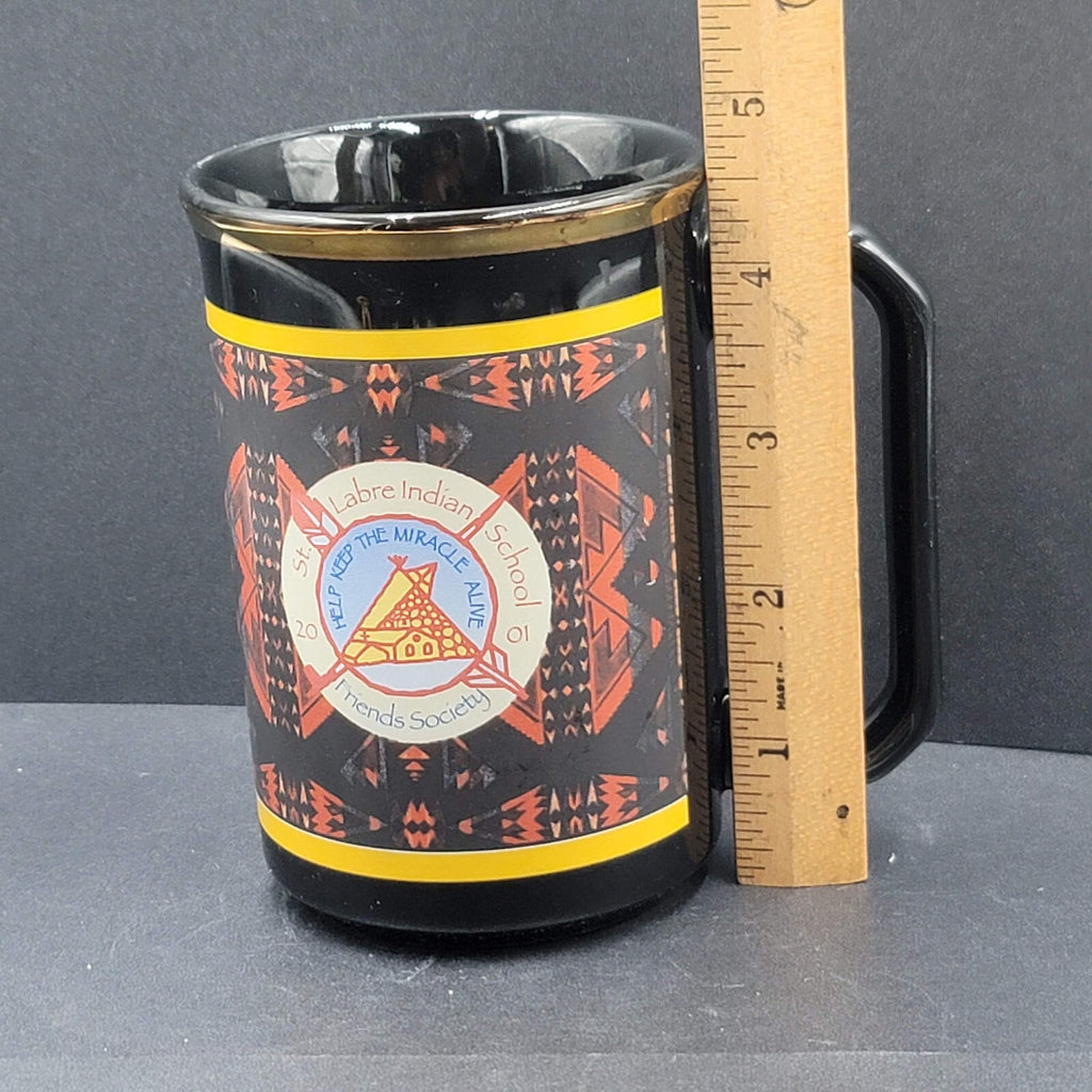 St. Labre Indian School 2001 Friends Society Coffee Mug Black Cup