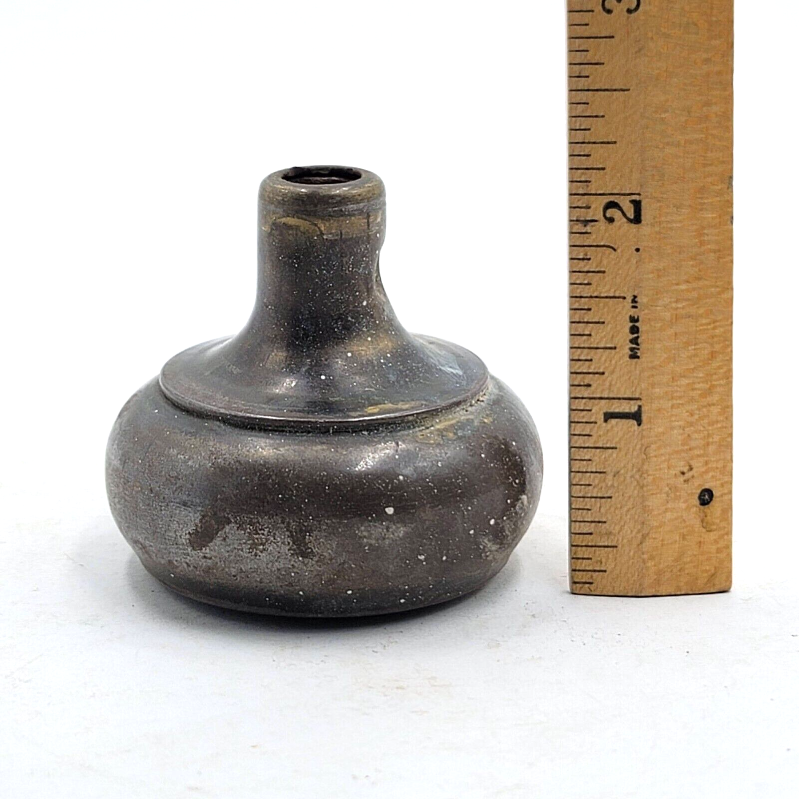 Vintage SINGLE Steel Doorknob Salvage Door Hardware 2.25"  dk69