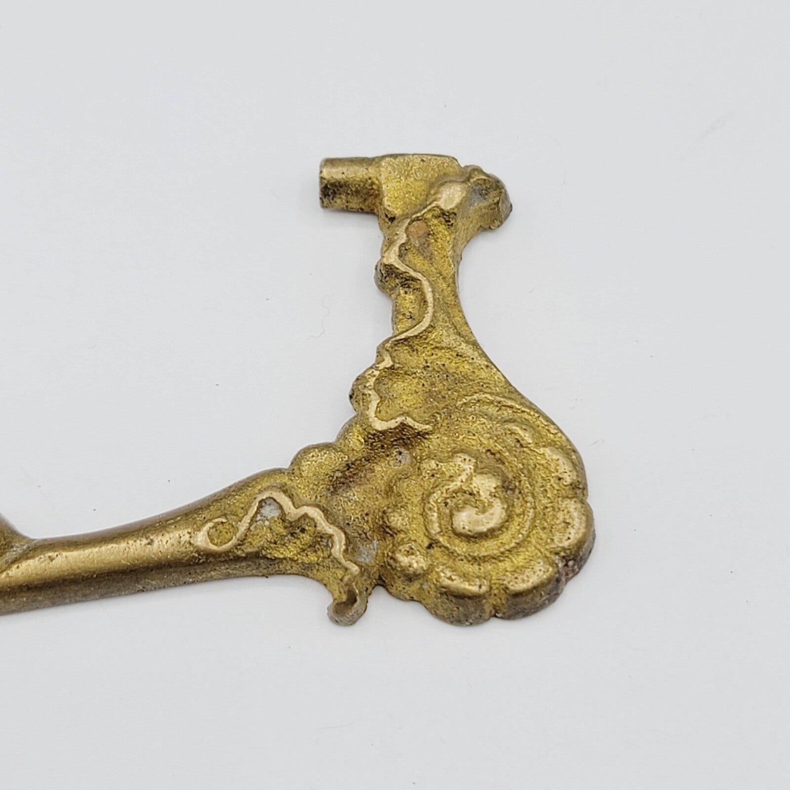 Vintage Brass Bail Pull Handle Replacement 3" Salvage Hardware   .0196