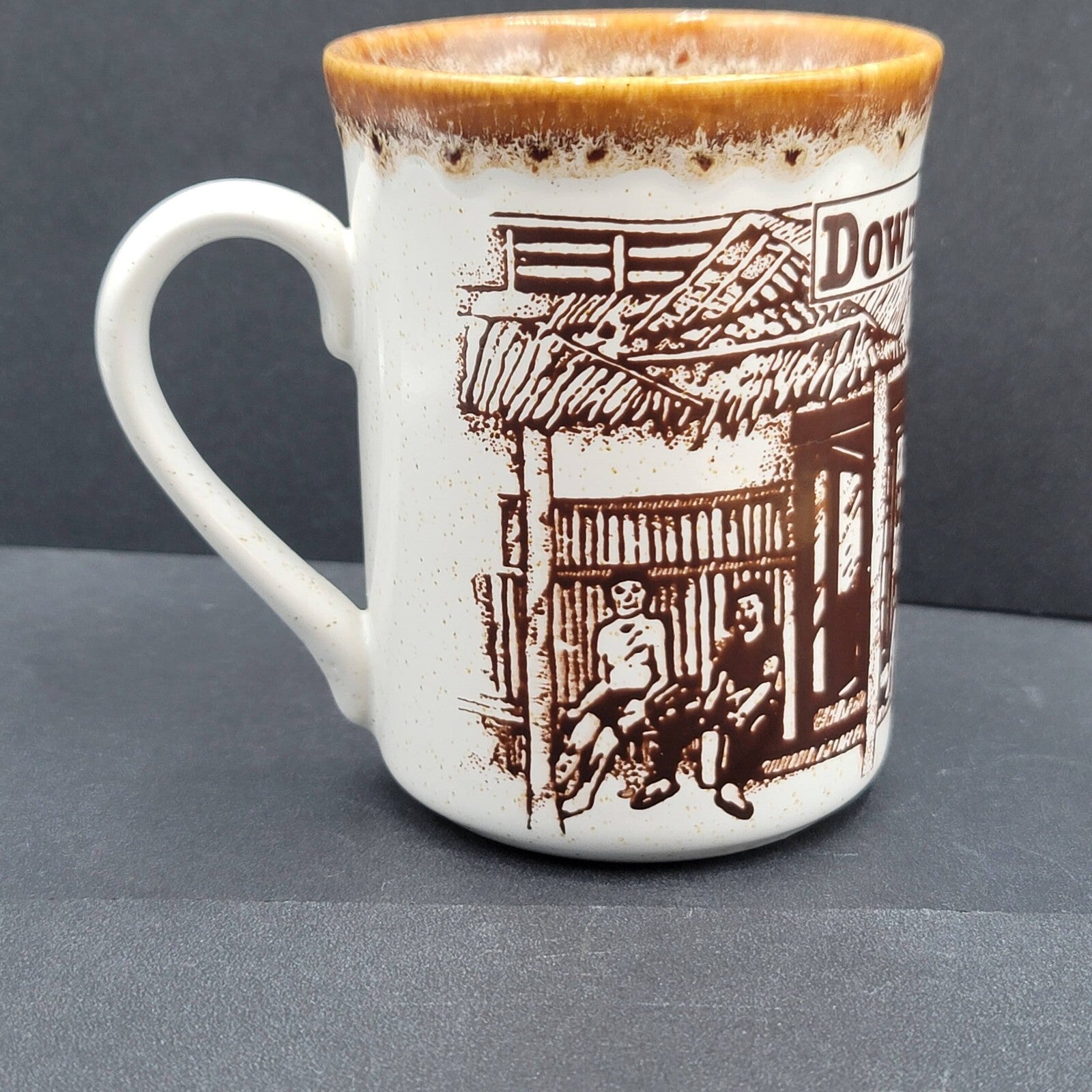 Vintage Downtown YAP Coffee Mug Cup Made in Wales The Welsh Beaker Company
