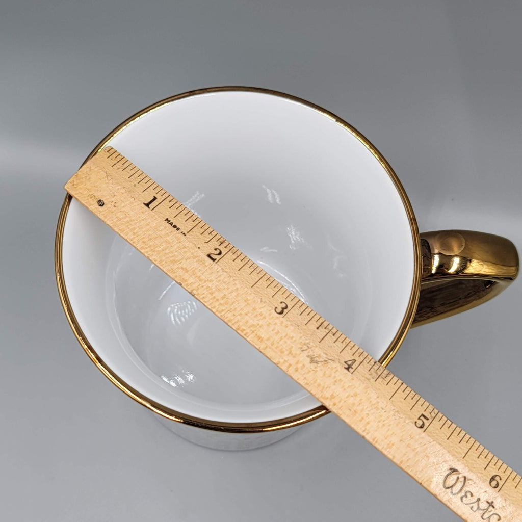 Best Grandma Ever Coffee Mug White and Gold 10 Strawberry street Large Size
