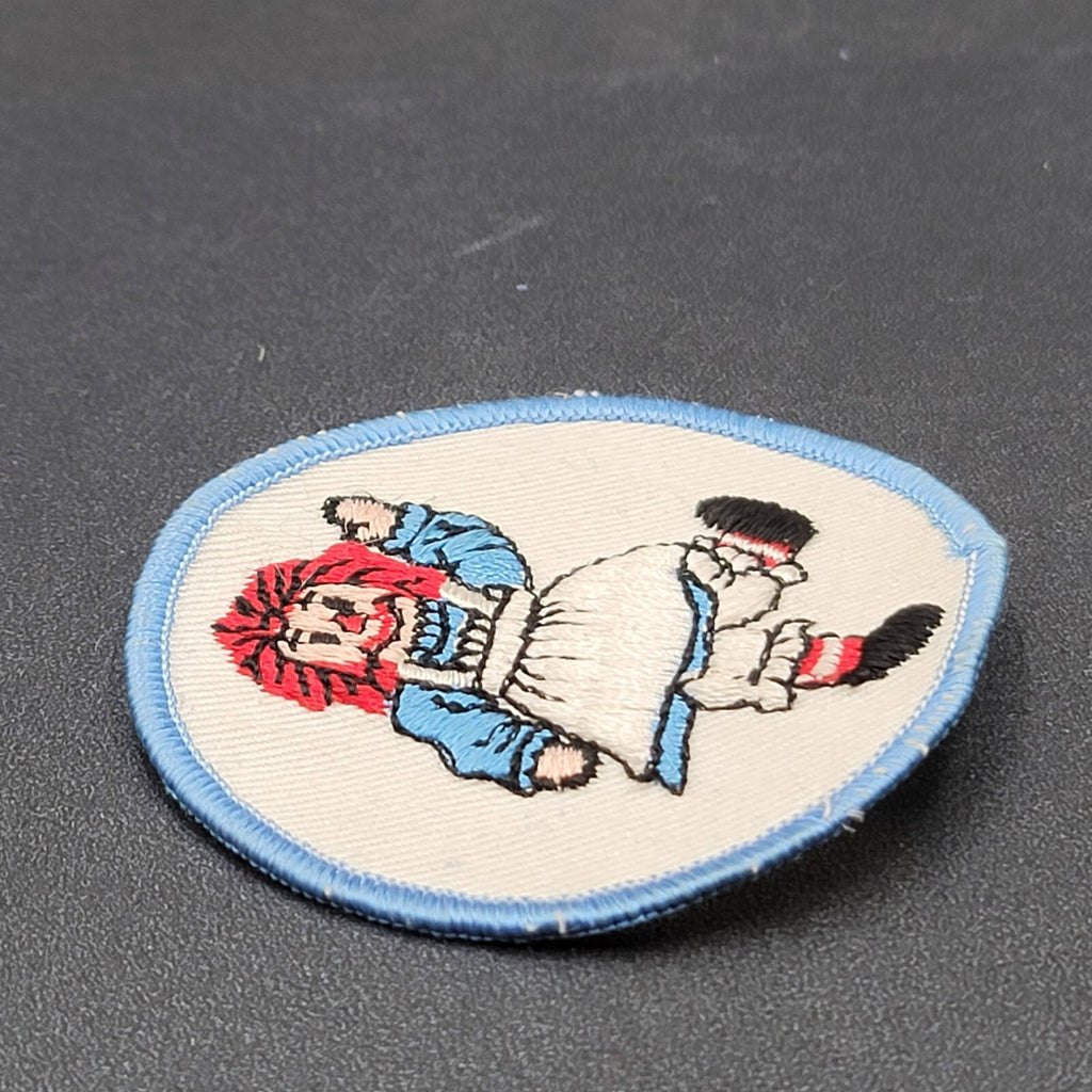Vintage Raggedy Ann Doll Patch Circle 2 7/8" Annabelle