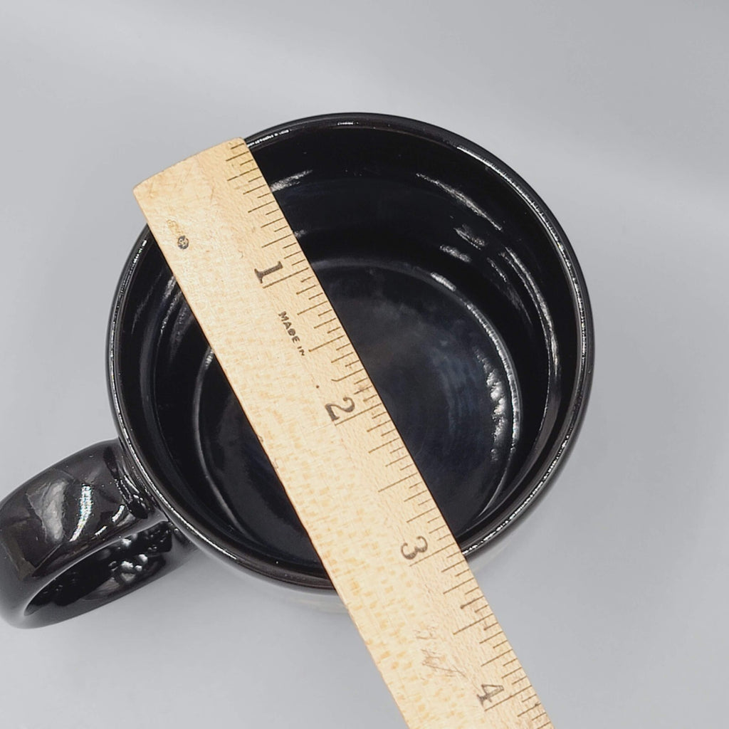 Older Than Dirt Coffee Mug Carlton Cards Stoneware Black Yellow