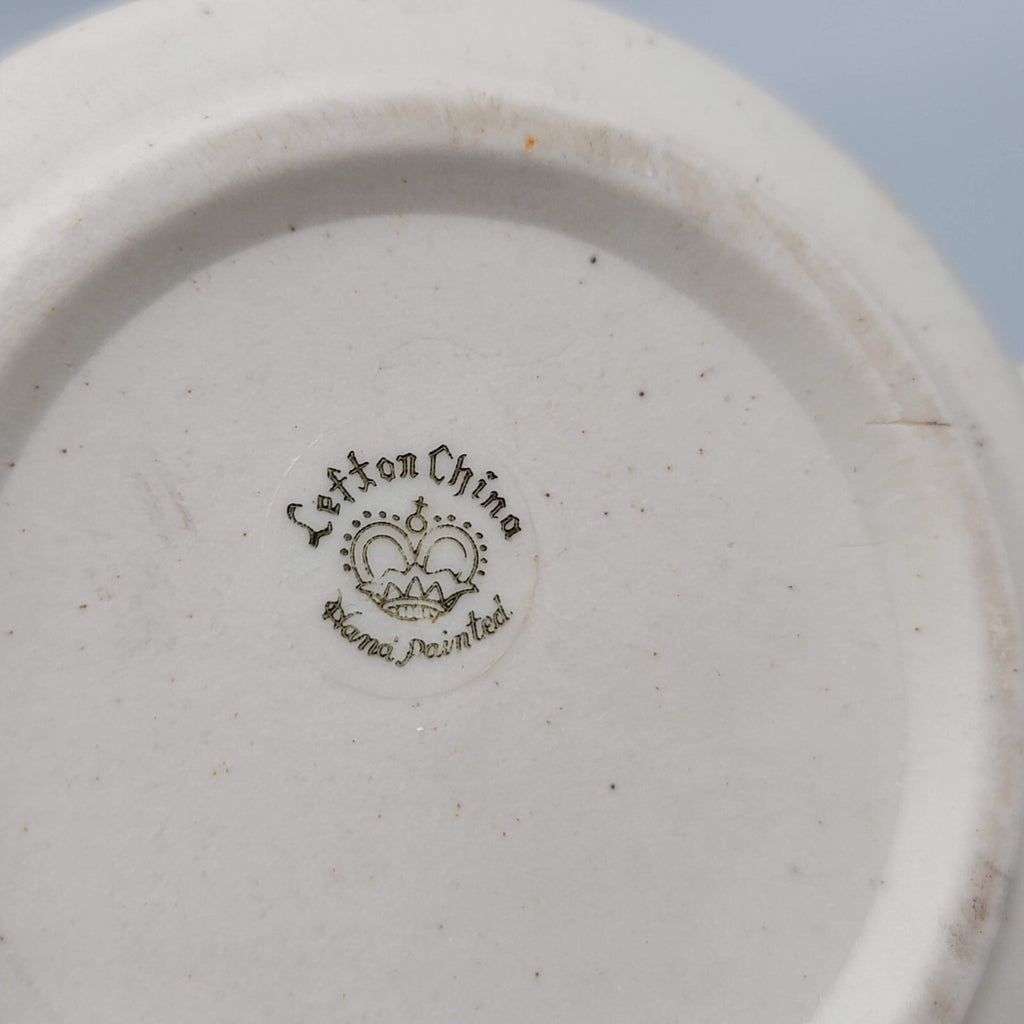 Lefton Coffee Mug Rustic Farm Cows Farmhouse Tea Cup Ceramic Hand Glazed
