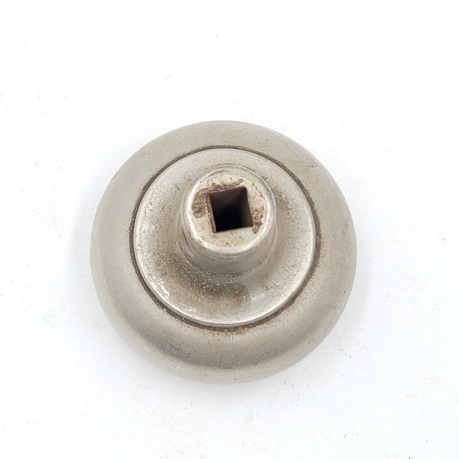 Vintage SINGLE Steel Doorknob Salvage Door Hardware 2.25"  Silver Color 19
