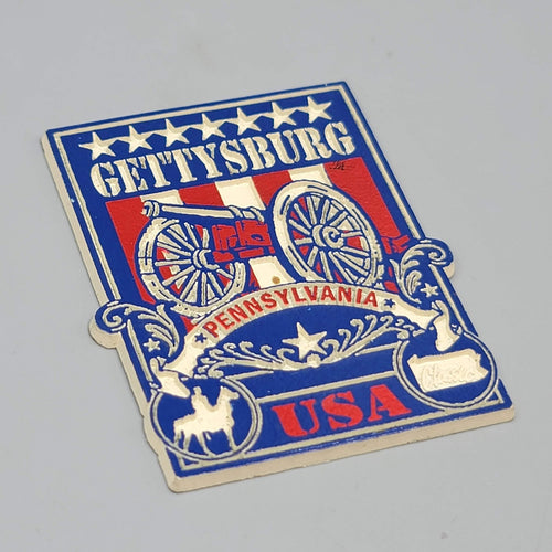 Canon Gettysburg Pennsylvania Rubber Magnet Souvenir Refrigerator 2.5"
