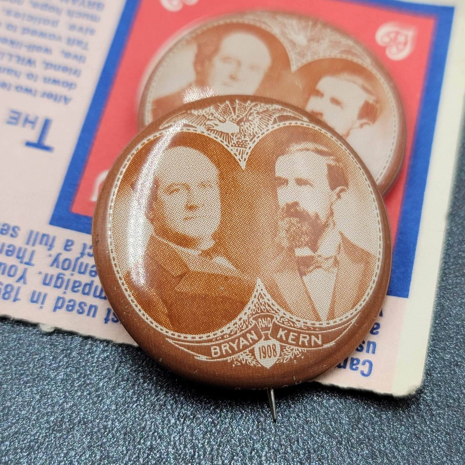 Vintage Campaign Buttons Vintage Collector Reproductions Lot of 8