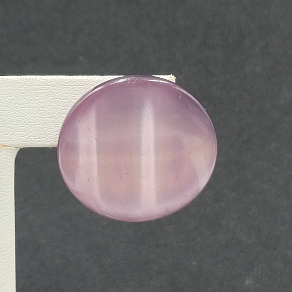 Vintage Pierced Earrings Purple Chatoyant Resin Round Discs 1 1/8"