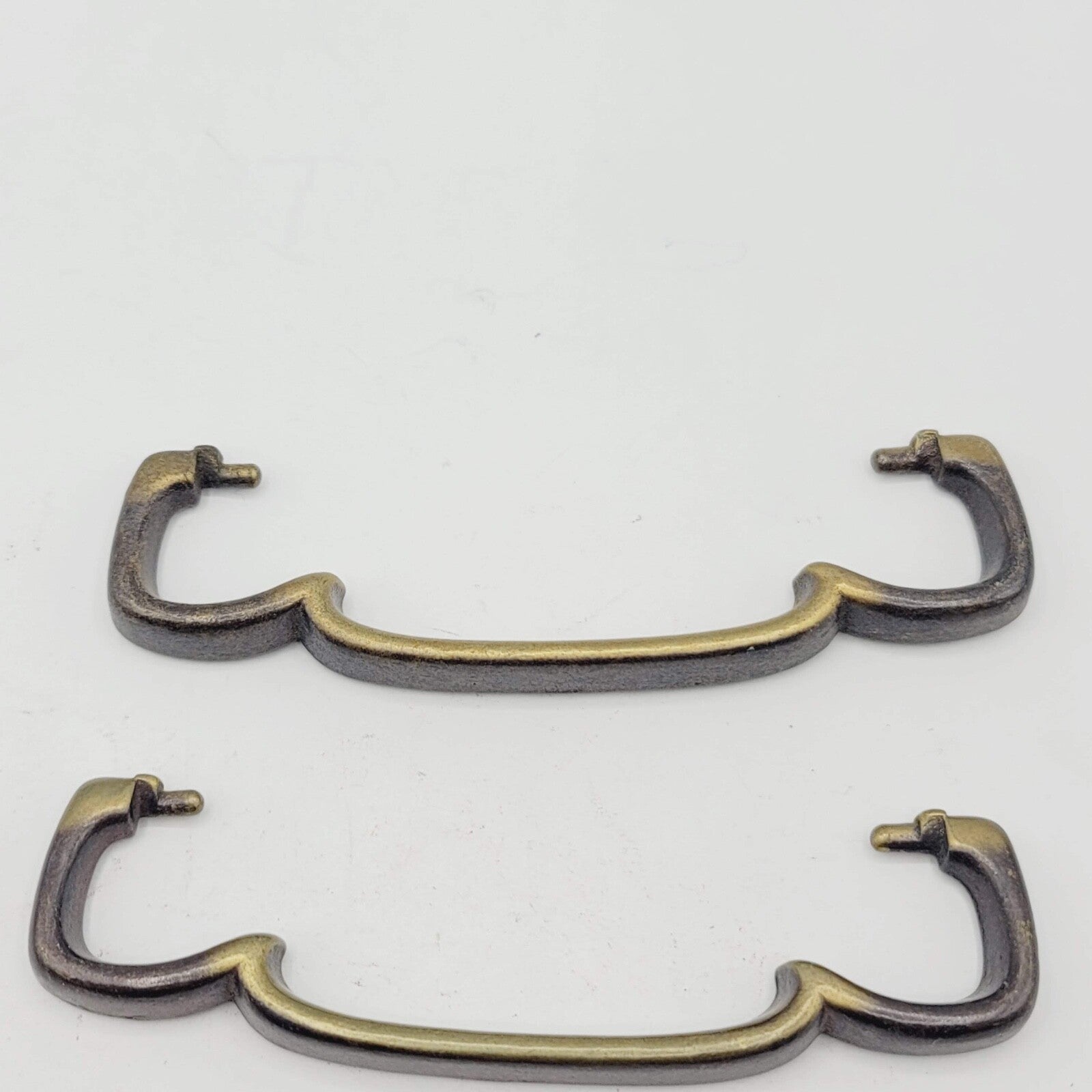 Vintage Single Brass Ornate Bail Pull for 4" Pull Handle Replacement Set of 4