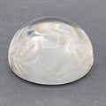 Edinburgh Castle Etched Crystal Round Paperweight 3" Dome
