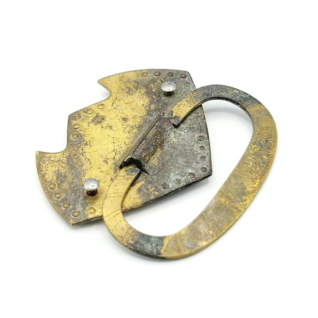 Vintage Brass Drawer Pull Handle Salvage Hardware SINGLE ONLY 2 1/4" x 1 5/8"
