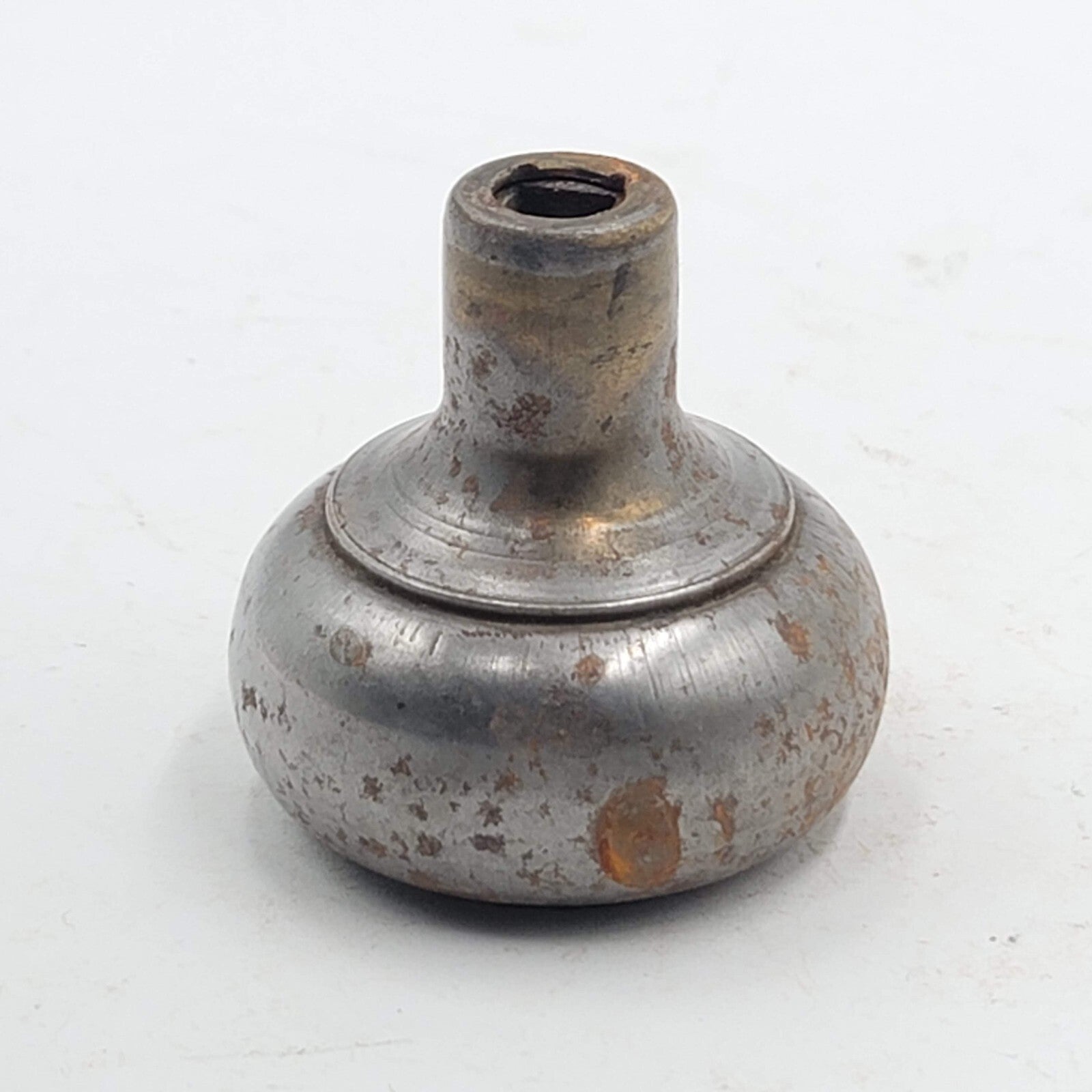 Vintage SINGLE Small Doorknob Steel Salvage Closet Pantry Door Hardware 2"